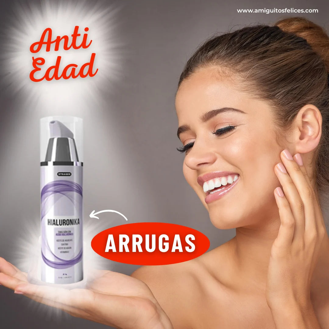 Crema Rejuvenecedora Anti Arrugas Hialuronika™️ | (3X1 + Envío GRATIS)